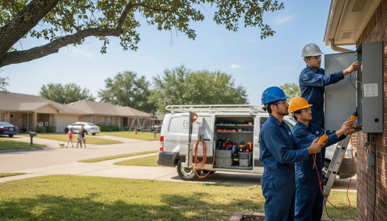 Certified electrician providing emergency electrical services in Hornick, IA